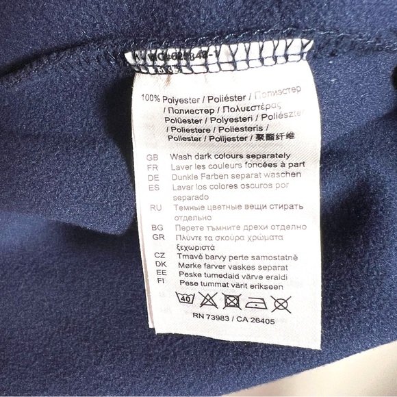 Helly-Hansen Naiad Breathable Fleece Jacket Navy Size XL - Picture 11 of 16